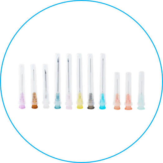 Disposable sterile injection needle